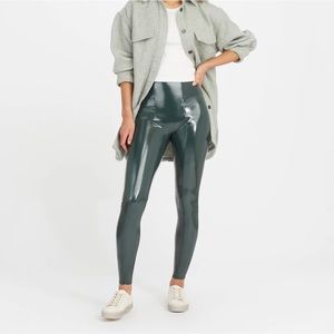 SPANX Faux Patent Leather Leggings
